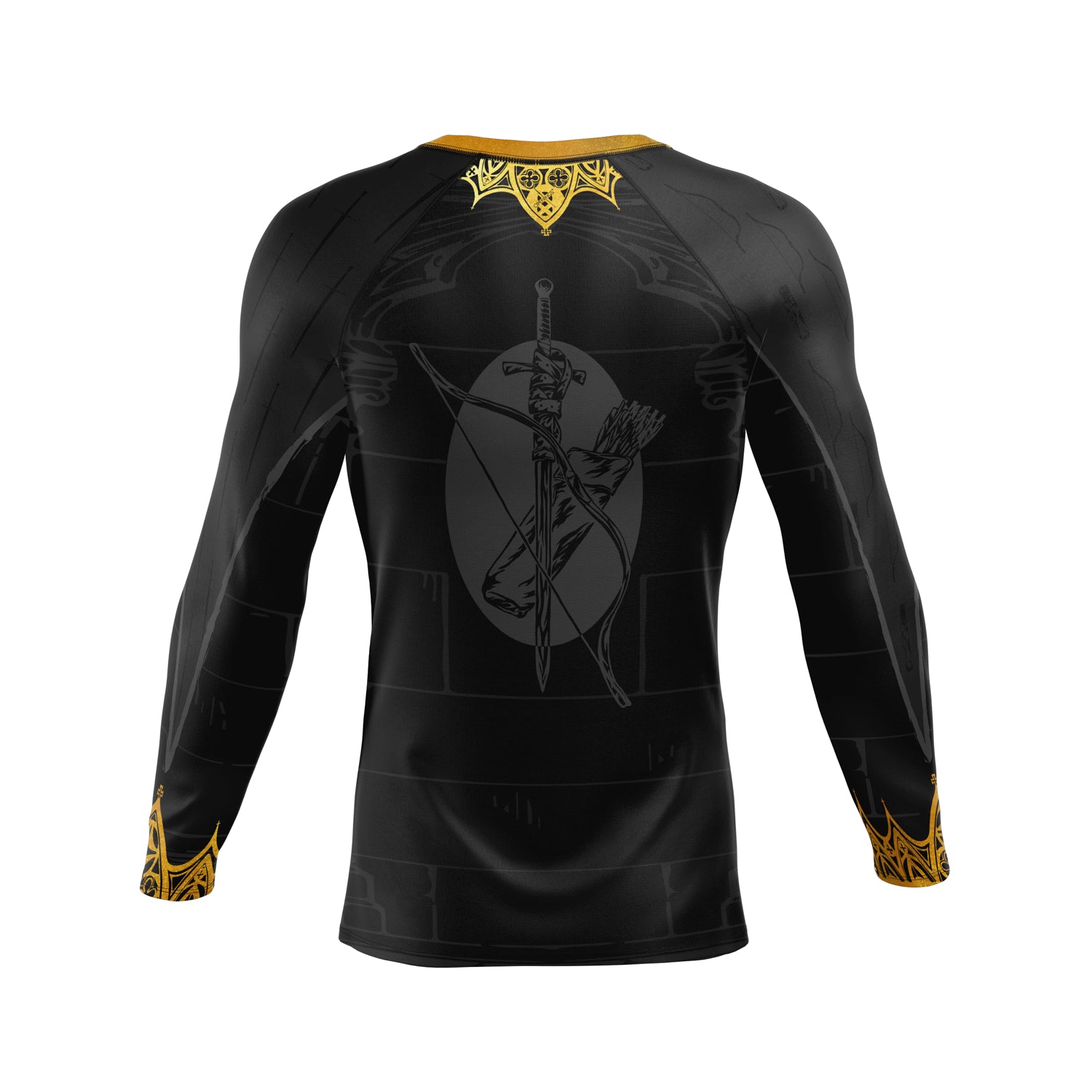 Schwert und Bogen – Rashguard Mann