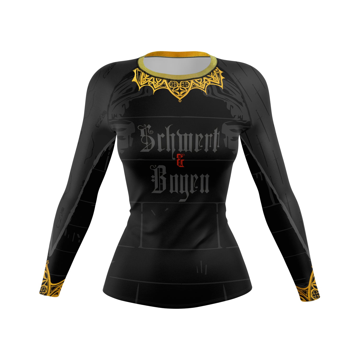 Schwert und Bogen – Rashguard Frau